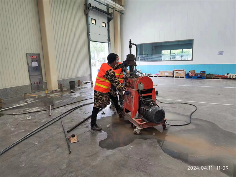 衢州厂房地面下沉塌陷注浆加固施工